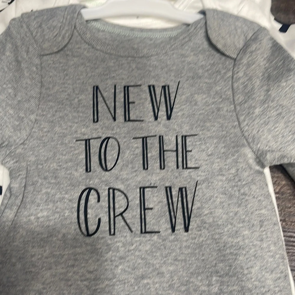 4 pc cloud island baby bodysuit